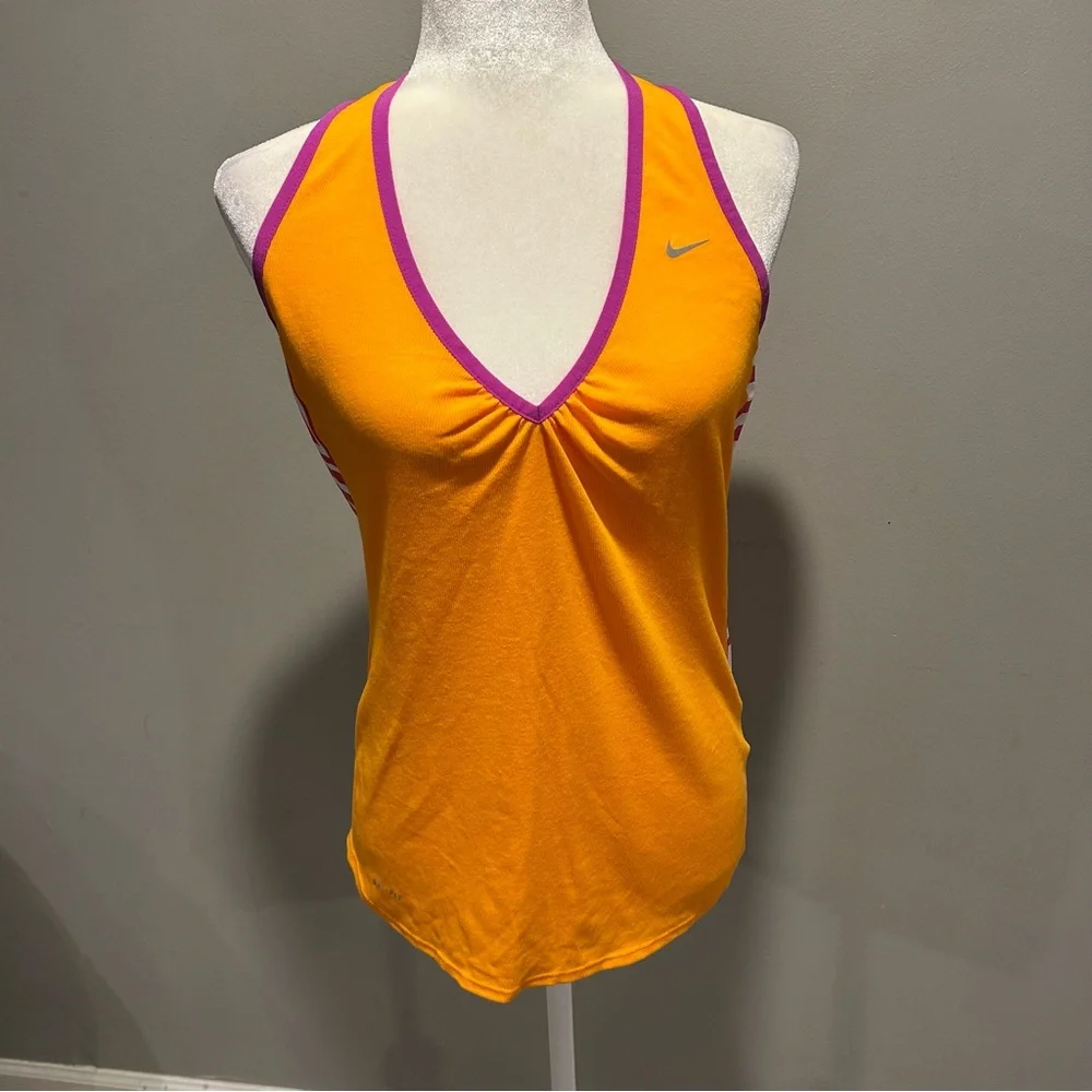 Nike Razor Back Running Tank Top Dri Fit Womens Medium EUC
